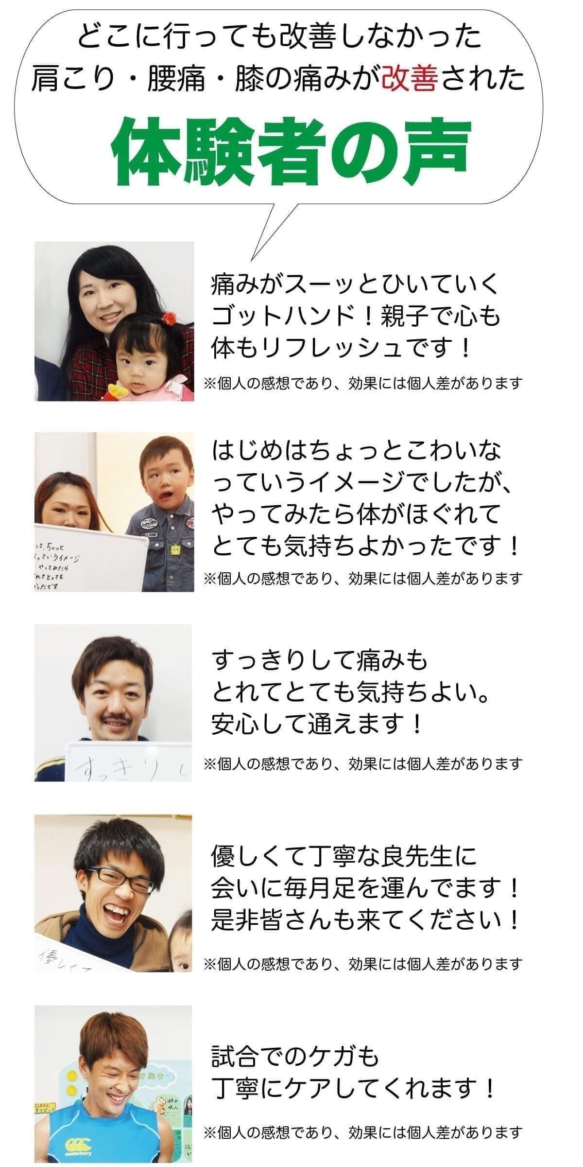 患者様の声
